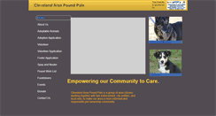 Desktop Screenshot of clevelandareapoundpals.com