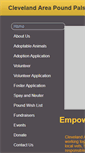 Mobile Screenshot of clevelandareapoundpals.com